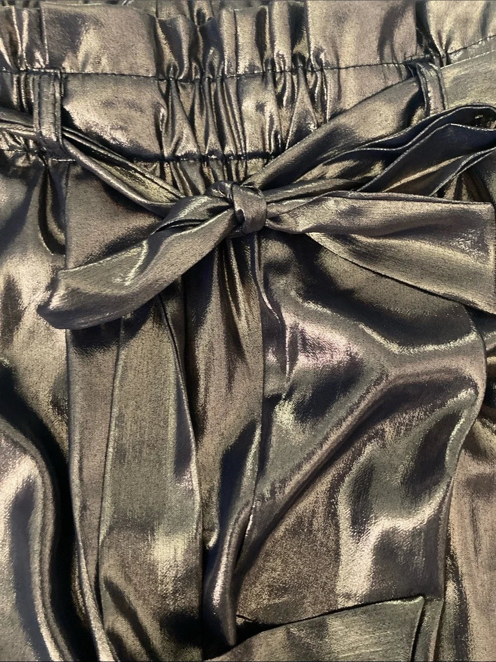 Free People shiny metallic
